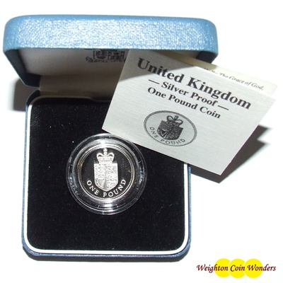 1988 Silver Proof £1